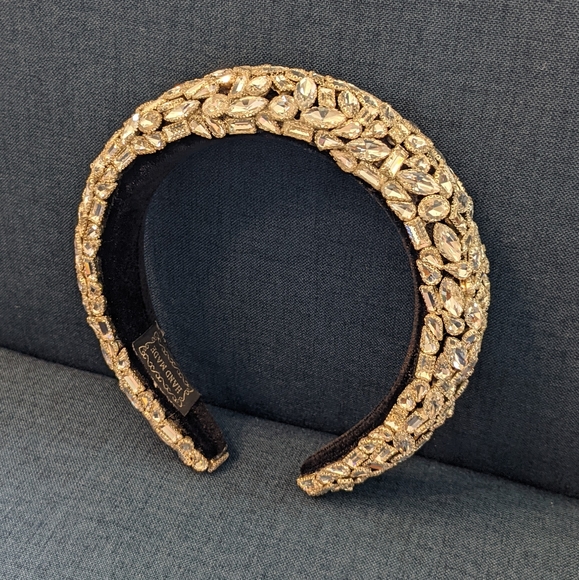 NWOT - Handmade Crystal Embellished Headband - Picture 3 of 5